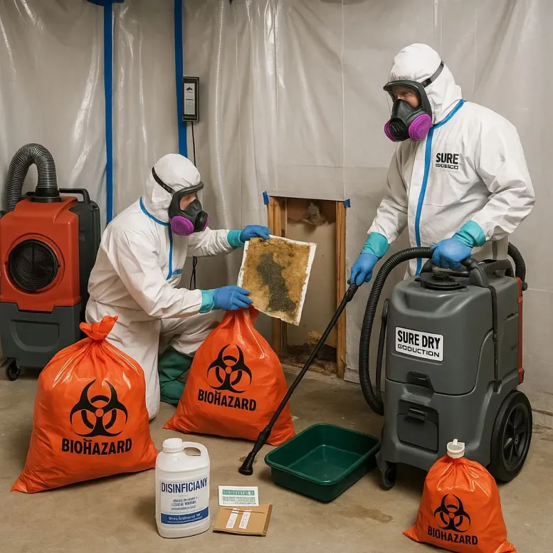 Contaminated Water Handling Protocols process in Brookdale, CA