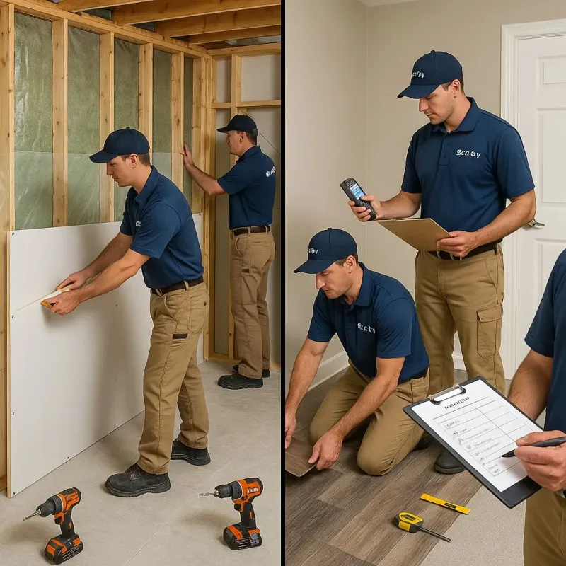 Repairs and Reconstruction process in Brookdale, CA